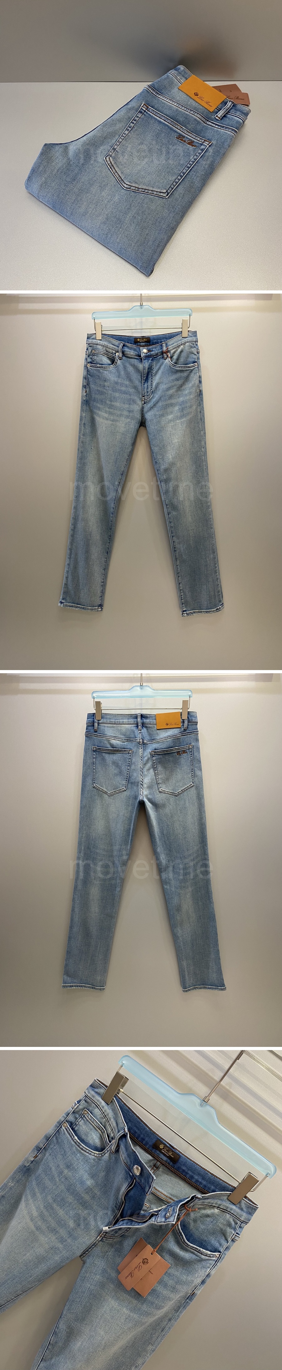 로로피아나 로고 데님 팬츠 진 청바지 26SS 상세이미지 2