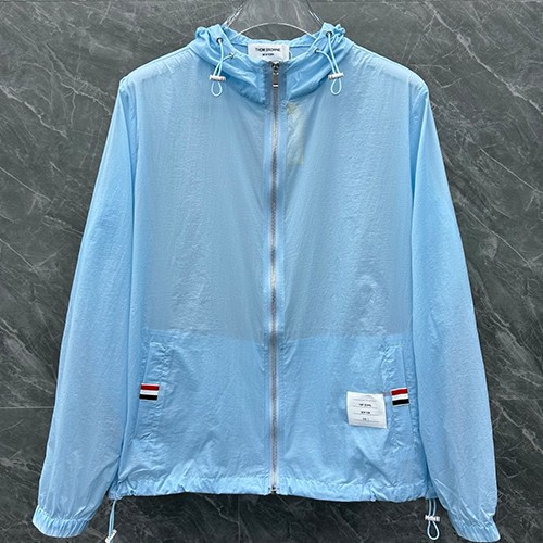 톰브라운 로고 후드 바람막이 자켓 (3컬러) 26SS