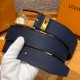 루이비통 로고 Voyage 레더 가죽 리버서블 3.5cm 벨트 (3컬러) 26SS