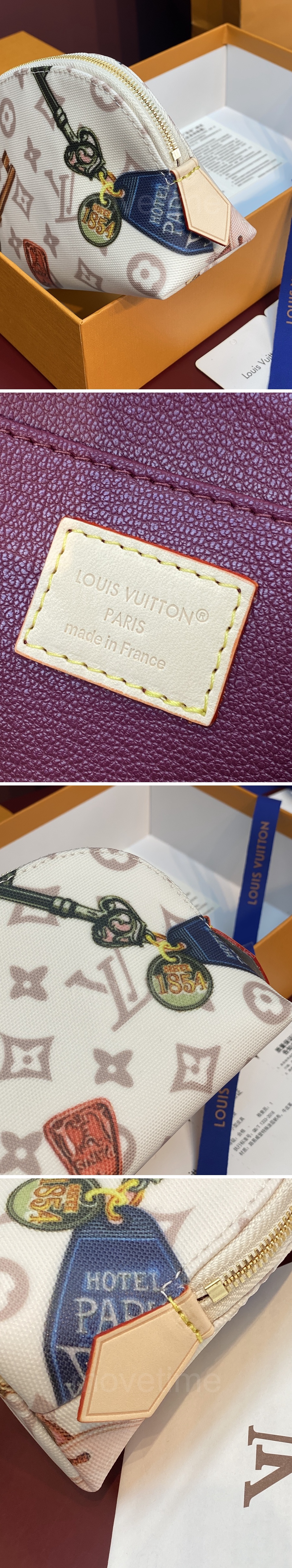 루이비통 로고 모노그램 POCHETTE 코스메틱 데님 파우치 M28956 (화이트) 26SS 상세이미지 3