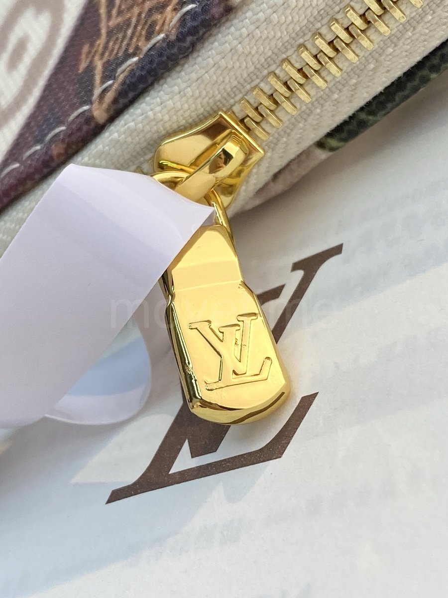 루이비통 로고 모노그램 POCHETTE 코스메틱 데님 파우치 M28956 (화이트) 26SS 상세이미지 4