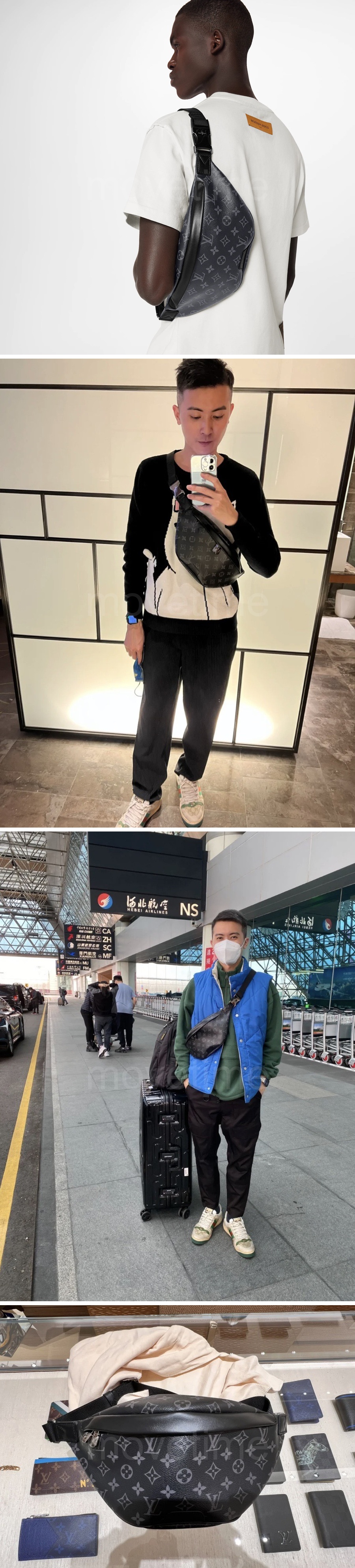 루이비통 로고 모노그램 바디백 이클립스 디스커버리 밤백 PM M46035 (블랙) 26SS 상세이미지 2
