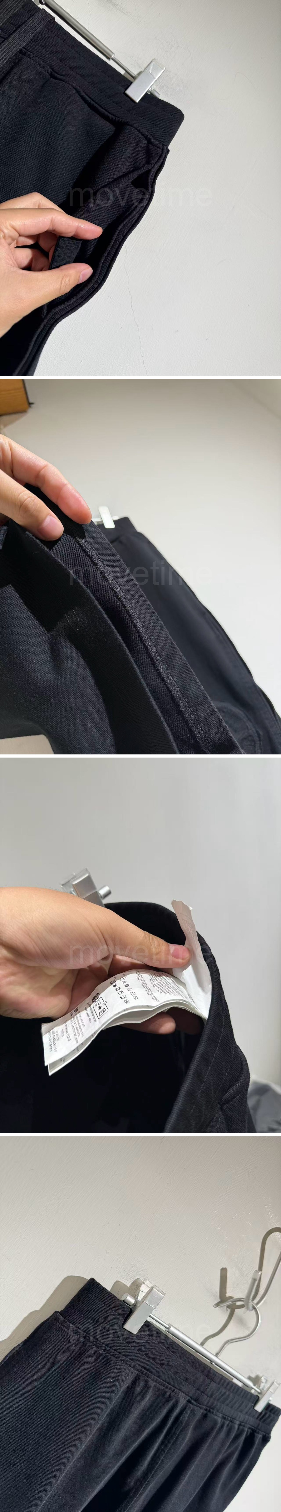 스톤아일랜드 로고 자수 쇼츠 반바지 (블랙) 26SS 상세이미지 5