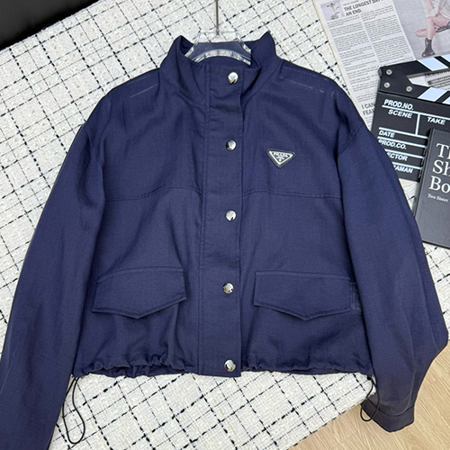 프라다 삼각로고 여성 린넨 자켓 (2컬러) 26SS