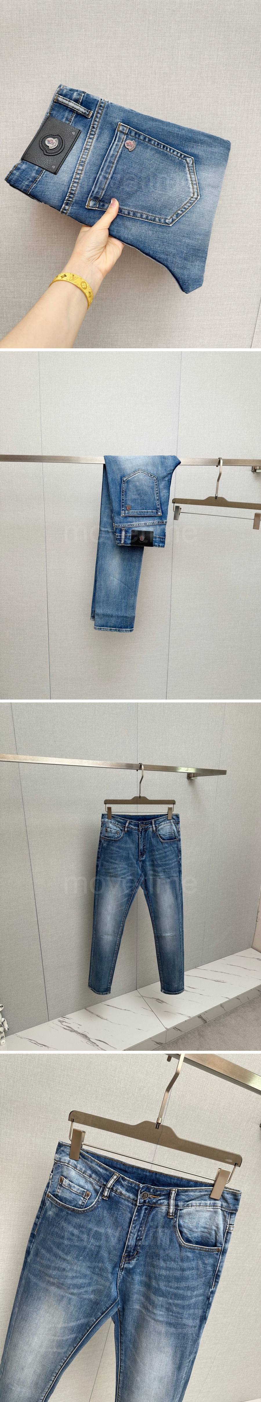 몽클레어 로고 데님 팬츠 진 청바지 26SS 상세이미지 2