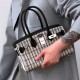 에르메스 로고 패턴 Shoulder Birkin 토트백 핸드백 (블랙-은장) 26SS
