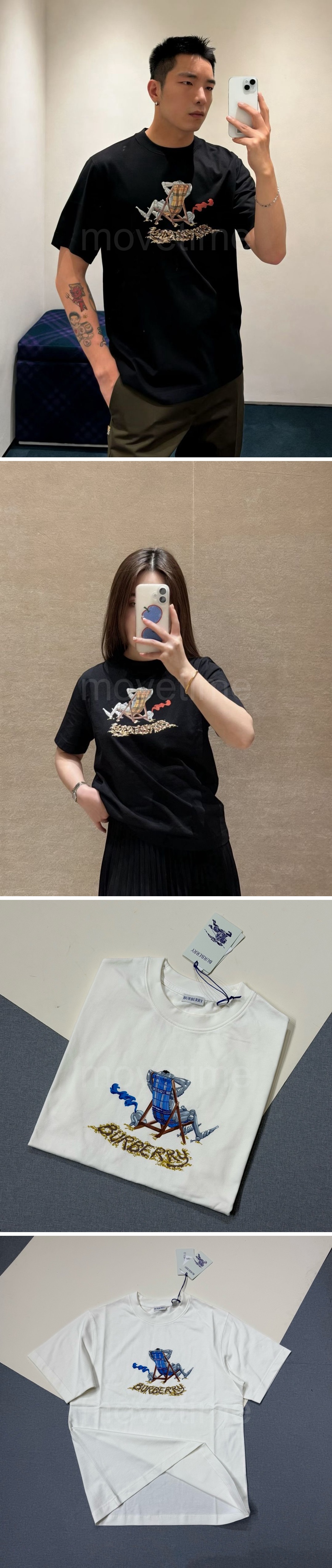 버버리 로고 그래픽 반팔 티셔츠 (2컬러) 26SS 상세이미지 3