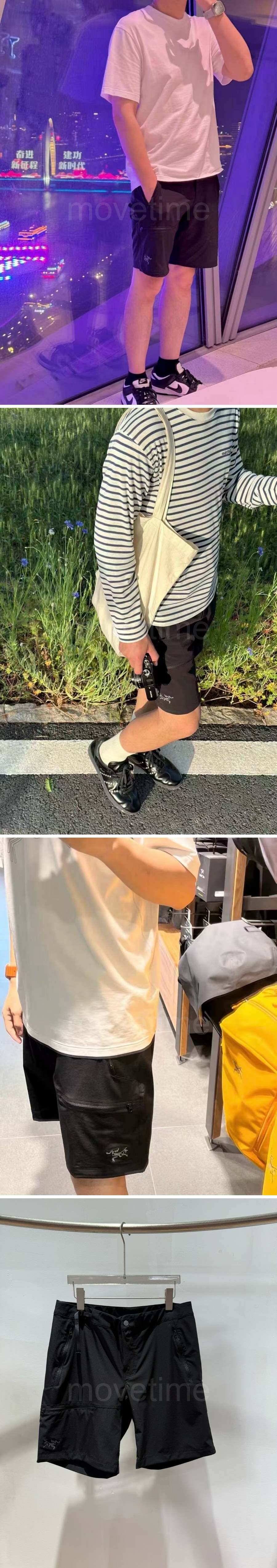 아크테릭스 로고 쇼츠 반바지 (블랙) 26SS 상세이미지 2