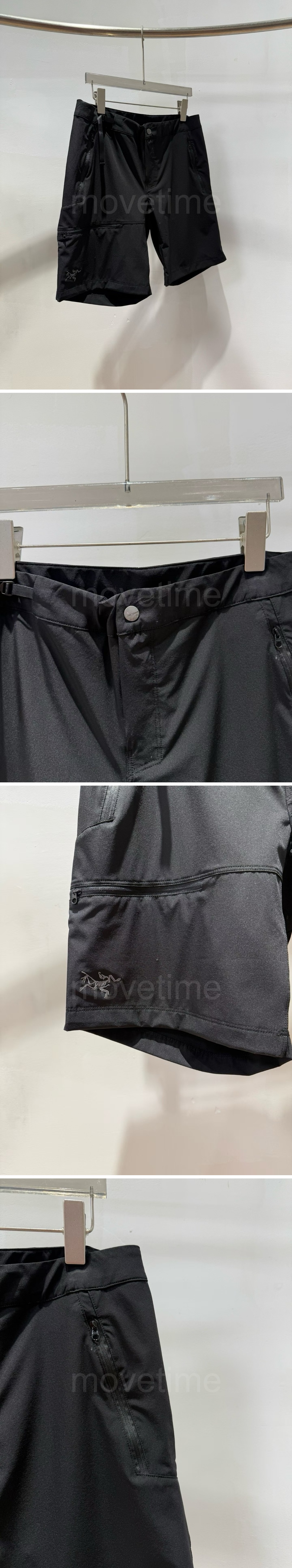 아크테릭스 로고 쇼츠 반바지 (블랙) 26SS 상세이미지 3