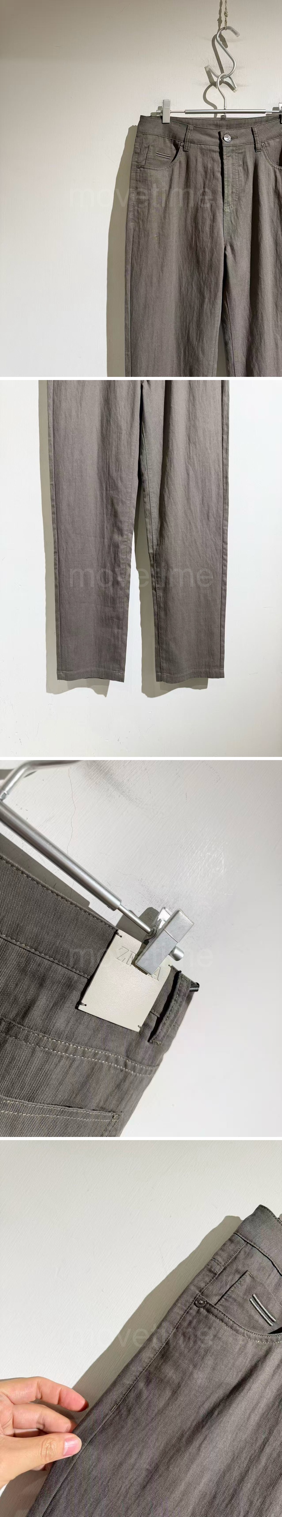 제냐 로고 ADVANCE DENIM 데님 팬츠 진 청바지 (그레이) 26SS 상세이미지 3