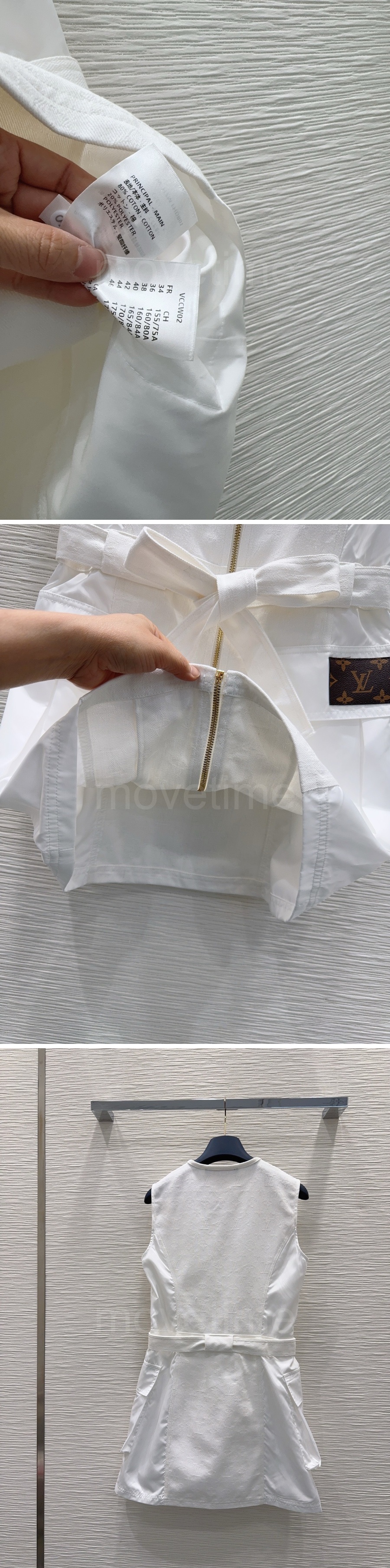 루이비통 여성 모노그램 슬리브리스 집업 원피스 26SS 상세이미지 8