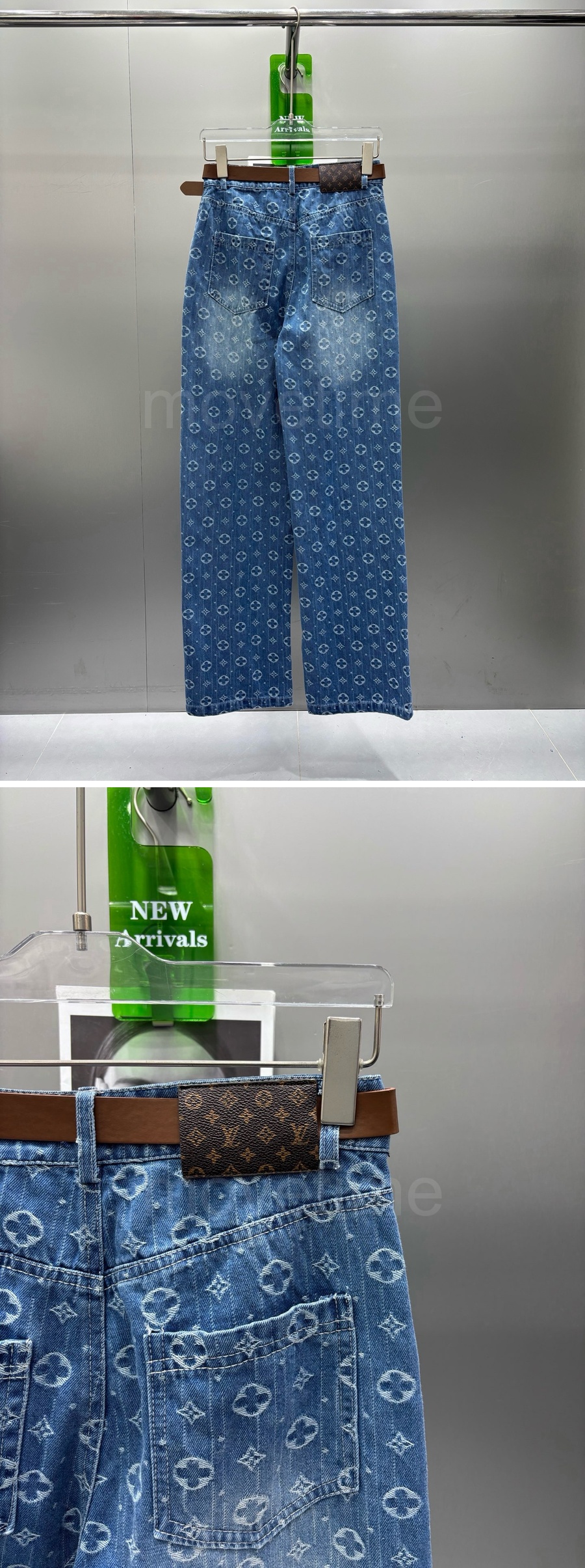 루이비통 여성 모노그램 오버핏 데님 팬츠 진 청바지 26SS 상세이미지 6