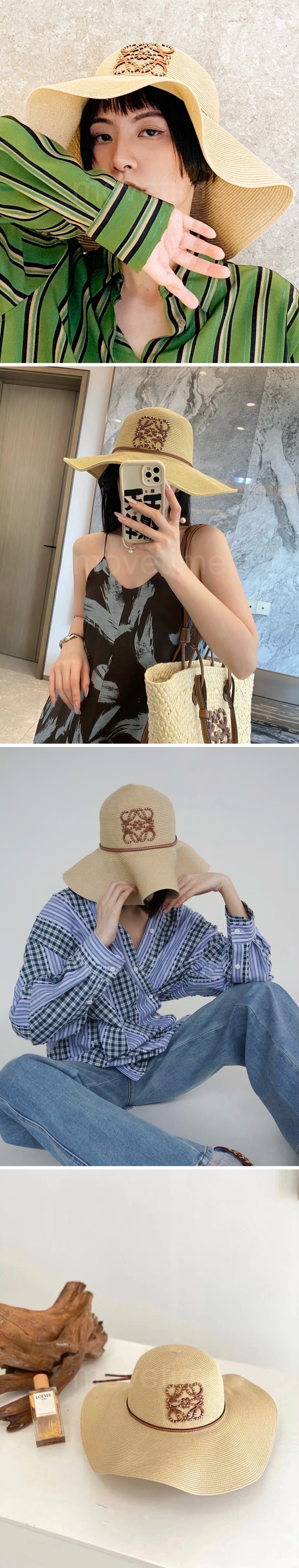 로에베 여성 비치모자 26SS 상세이미지 2