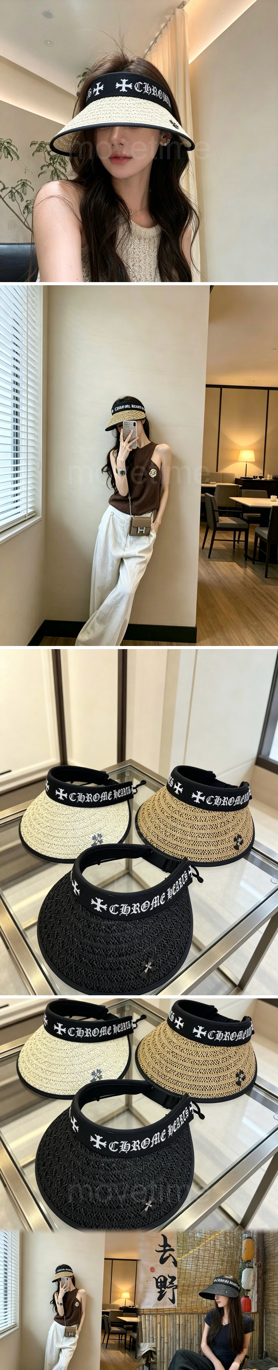 크롬하츠 여성 바이저 모자 26SS 상세이미지 3