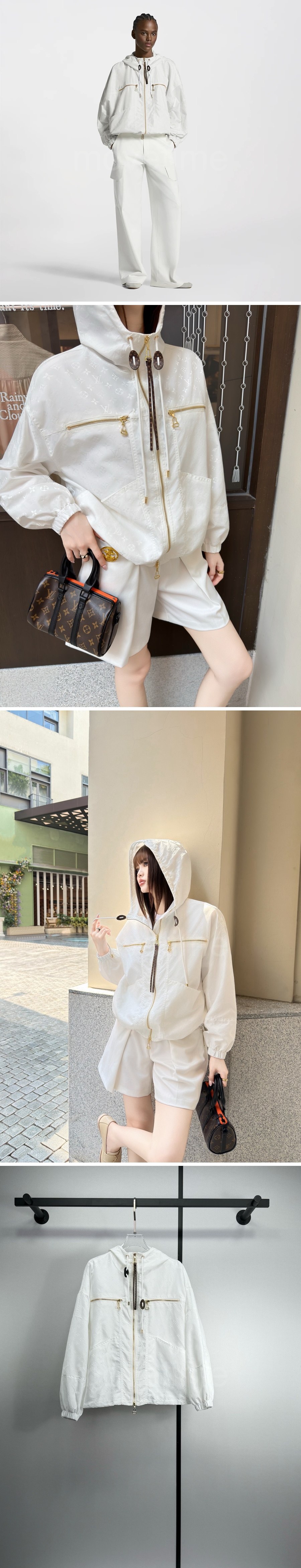 루이비통 여성 후드 윈드브레이커 자켓 1AK5WG 26SS 상세이미지 3