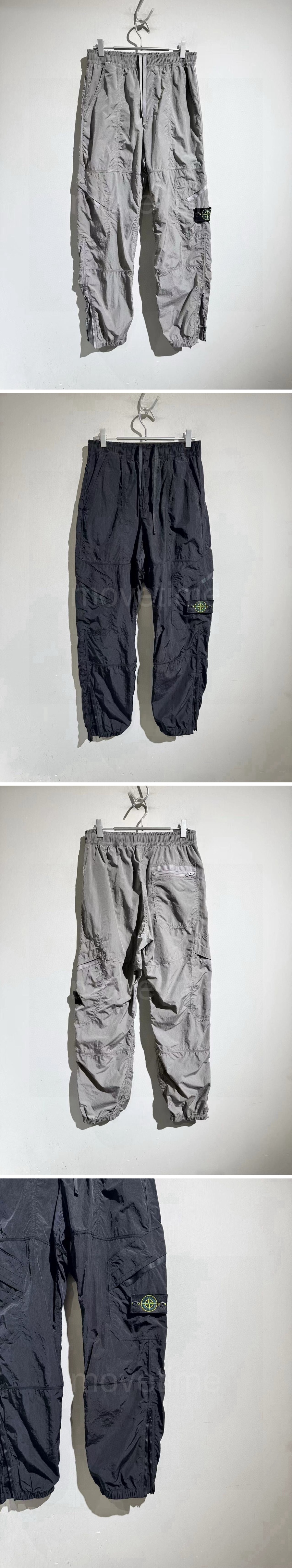 스톤아일랜드 로고 탈부착 나일론 조거 팬츠 바지 26SS 상세이미지 2