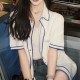 루이비통 여성 카라 오픈 반팔 티셔츠 26SS