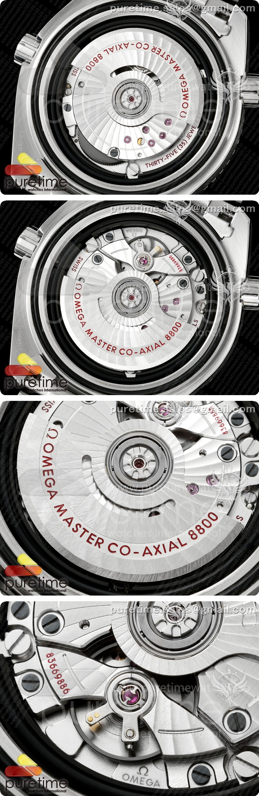 오메가 씨마스터 39.5mm VSF 1:1 베스트 에디션 블랙 다이얼 스테인리스 스틸 브레이슬릿 VS8800 슈퍼 클론 V4 상세이미지 6