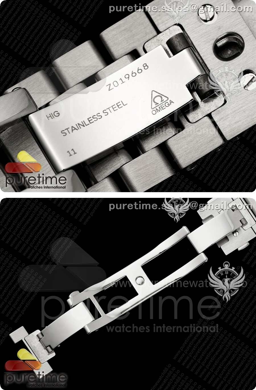 오메가 씨마스터 아쿠아 테라 150M 38mm VSF 1:1 베스트 에디션 블랙 다이얼 스테인리스 스틸 브레이슬릿 VS8800 슈퍼 클론 상세이미지 11