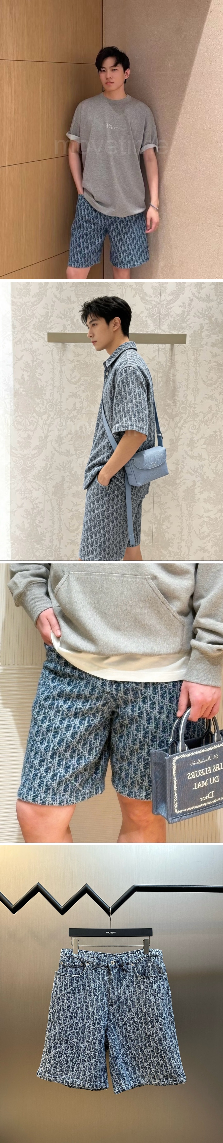 디올 오블리크 데님 쇼츠 반바지 26SS 상세이미지 2