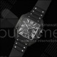 까르띠에 산토스 드 까르띠에 40mm PVD BVF 1:1 베스트 에디션 블랙 다이얼 러버 스트랩 미요타 9019