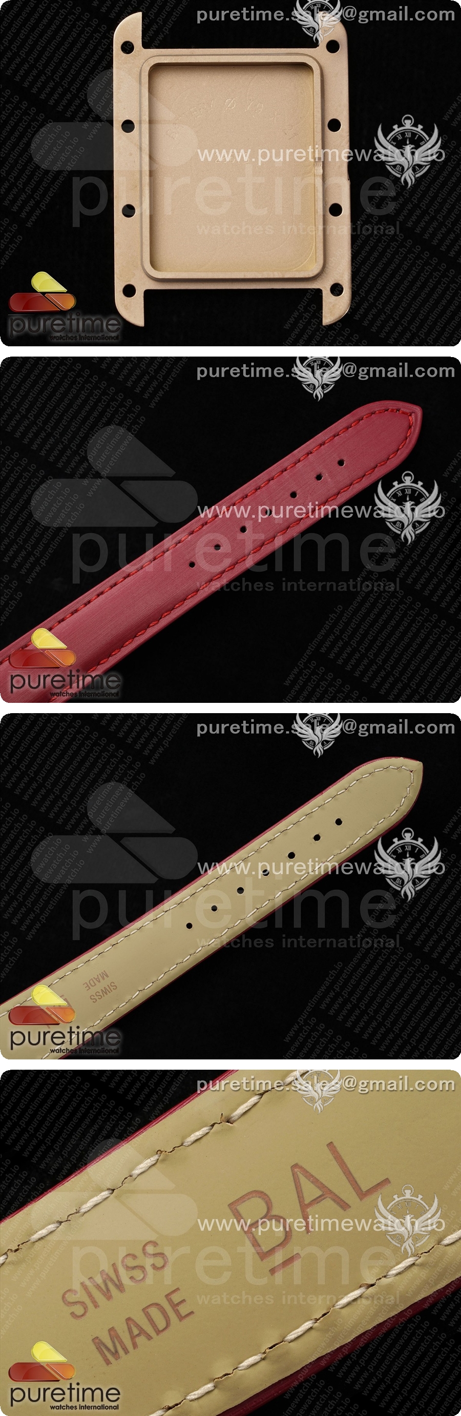 까르띠에 탱크 머스트 RG 22mm AF 1:1 베스트 에디션 화이트 다이얼 레드 패브릭 스트랩 론다 쿼츠 상세이미지 6