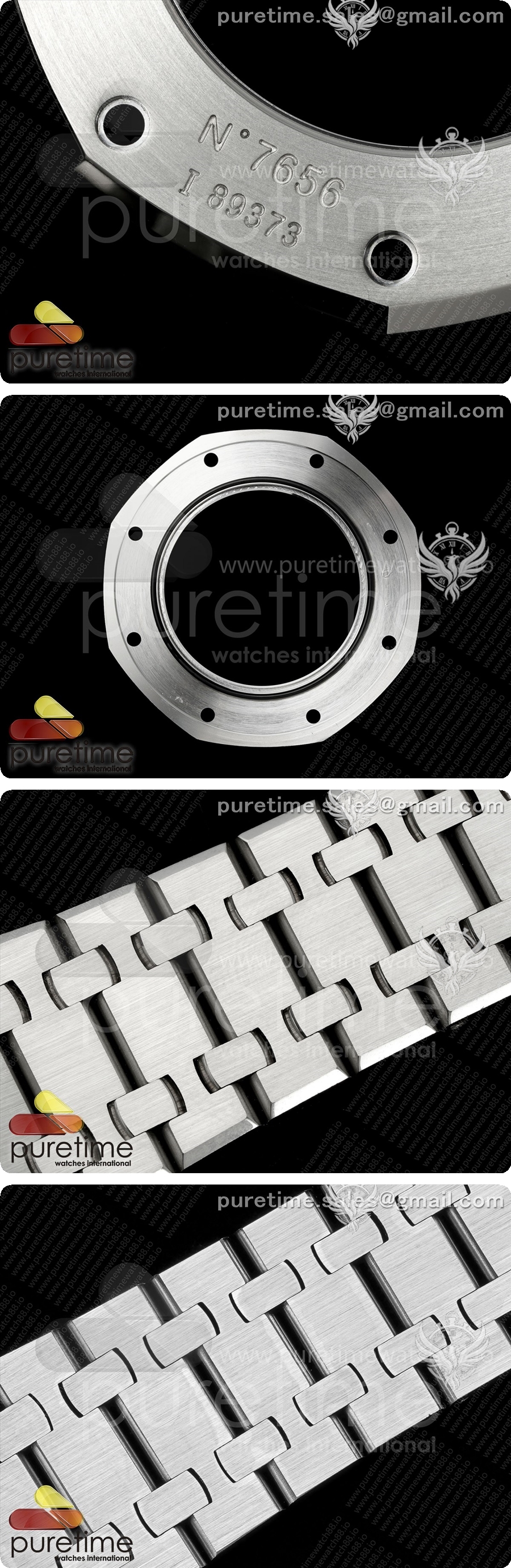 오데마피게 로얄 오크 41mm 오픈워크 15407 스테인리스 스틸 다이아몬드 베젤 OCTA 1:1 베스트 에디션, 스테인리스 스틸 브레이슬릿 SA3132 V3 상세이미지 8
