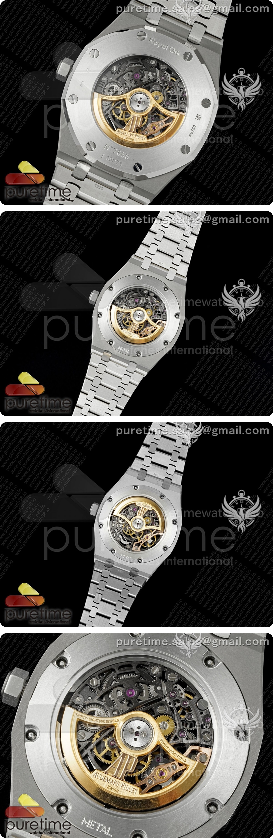 오데마피게 로얄 오크 41mm 오픈워크 프로스티드 SS OCTA 1:1 베스트 에디션 브레이슬릿 SA3132 V3 상세이미지 5