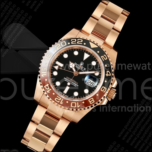 로렉스 GMT-Master II 126715 CHNR 블랙/브라운 세라믹 WF 베스트 에디션 블랙 다이얼 브레이슬릿 JH3285 CHS