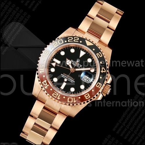 로렉스 GMT-Master II 126715 CHNR 블랙/브라운 세라믹 WF 베스트 에디션 블랙 다이얼 브레이슬릿 JH3285 CHS