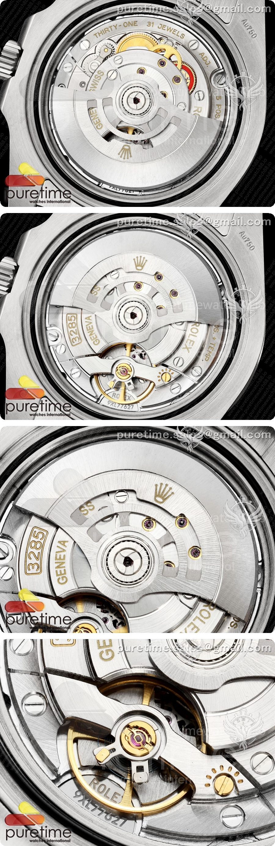 로렉스 GMT-Master II 126719 BLRO 블루/레드 세라믹 WF 베스트 에디션 블랙 다이얼 브레이슬릿 JH3285 CHS 상세이미지 6
