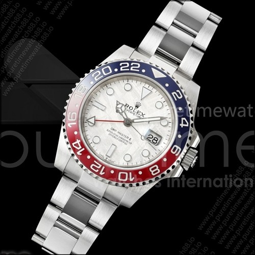 로렉스 GMT-Master II 126719 BLRO 블루/레드 세라믹 WF 베스트 에디션 운석 다이얼 브레이슬릿 JH3285 CHS