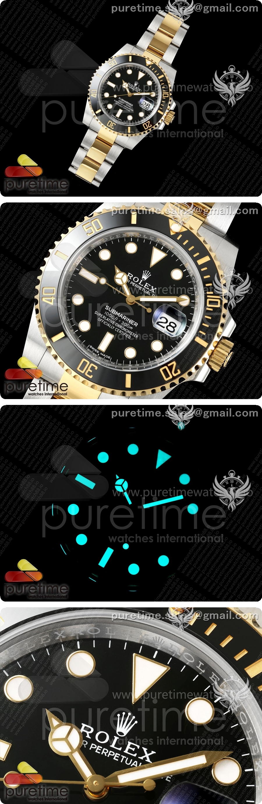 로렉스 서브마리너 40mm 116613 LB 블루 세라믹 WF 1:1 베스트 에디션 DD3135 상세이미지 2