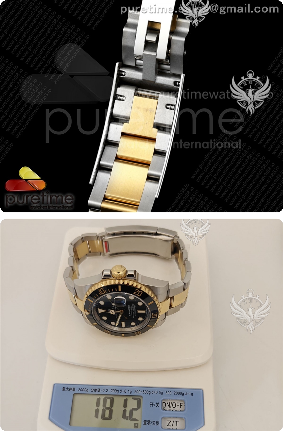 로렉스 서브마리너 40mm 116613 LN 블랙 세라믹 WF 1:1 베스트 에디션 DD3135 상세이미지 12