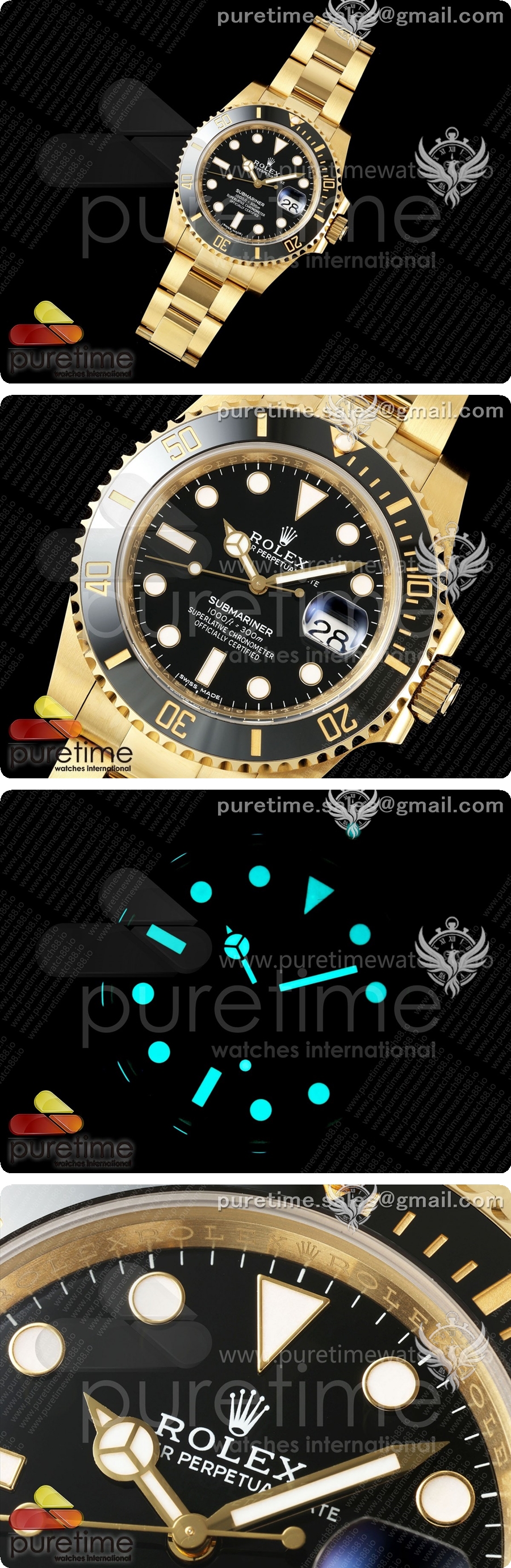 로렉스 서브마리너 40mm 116618 LN 블랙 세라믹 WF 1:1 베스트 에디션 DD3135 상세이미지 2