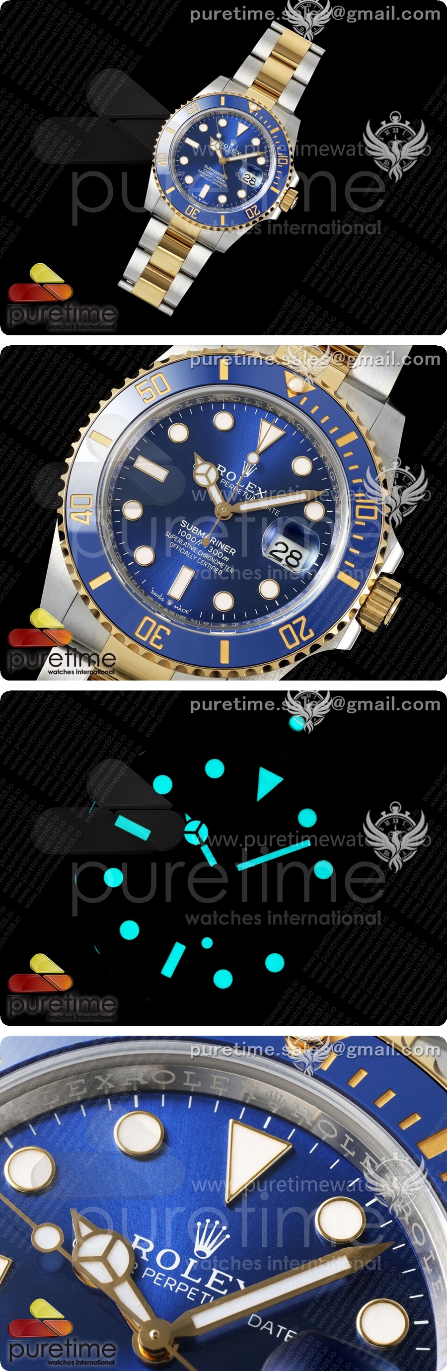 로렉스 서브마리너 41mm 126613 LB 블루 세라믹 WF 1:1 베스트 에디션 JH3235 상세이미지 2