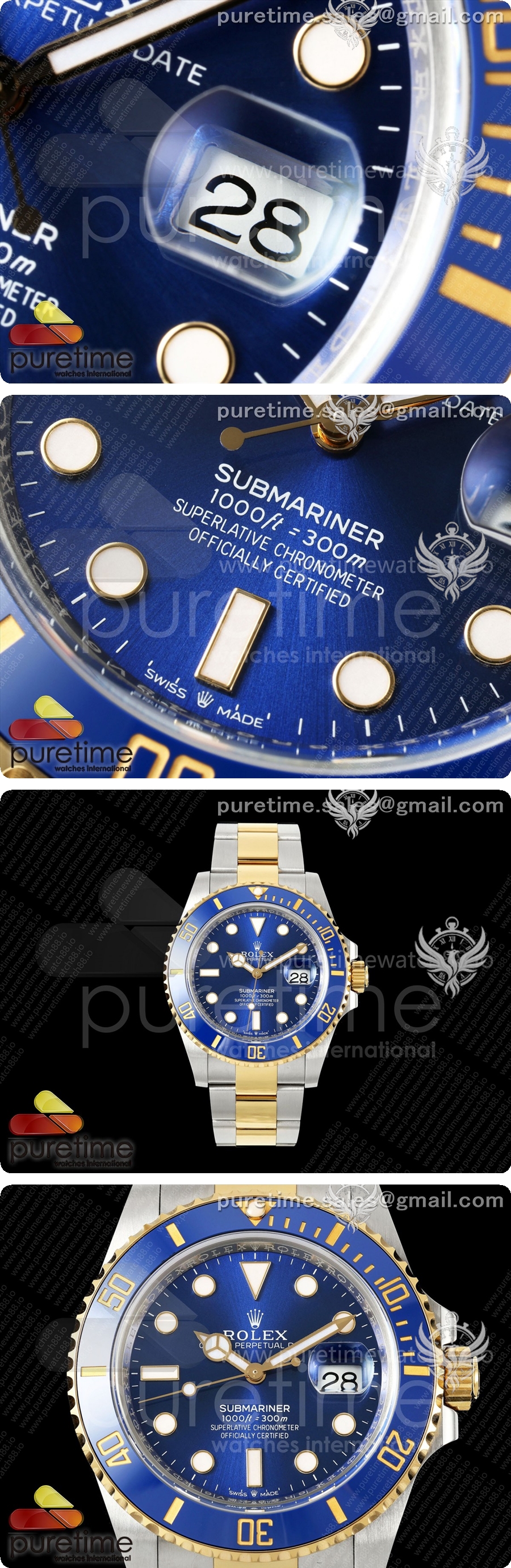 로렉스 서브마리너 41mm 126613 LB 블루 세라믹 WF 1:1 베스트 에디션 JH3235 상세이미지 3