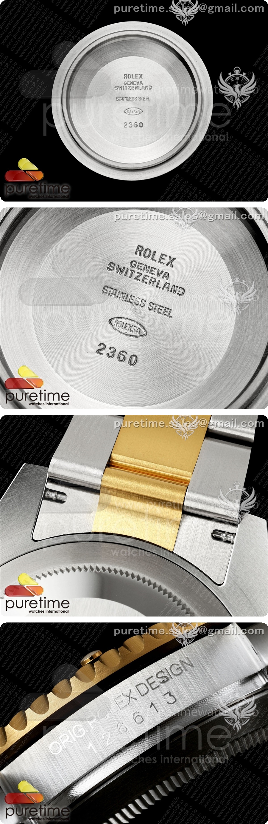로렉스 서브마리너 41mm 126613 LN 블랙 세라믹 WF 1:1 베스트 에디션 JH3235 상세이미지 8