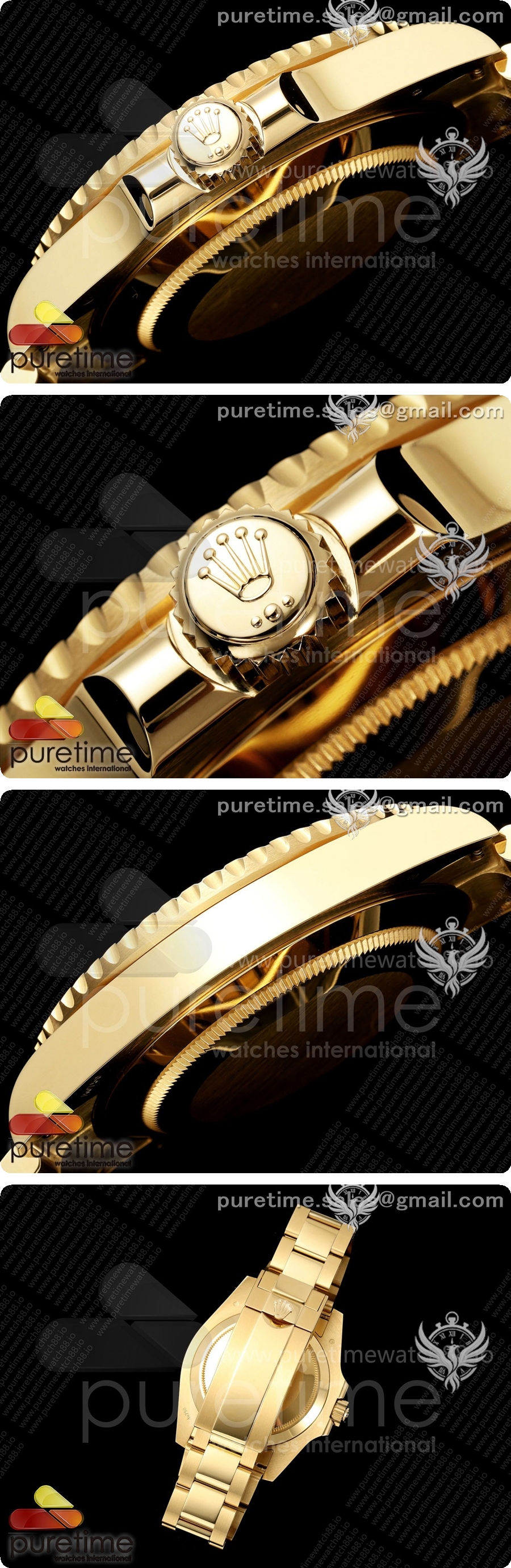 로렉스 서브마리너 41mm 옐로우골드 126618 LB 블루 세라믹 WF 1:1 베스트 에디션 JH3235 상세이미지 4