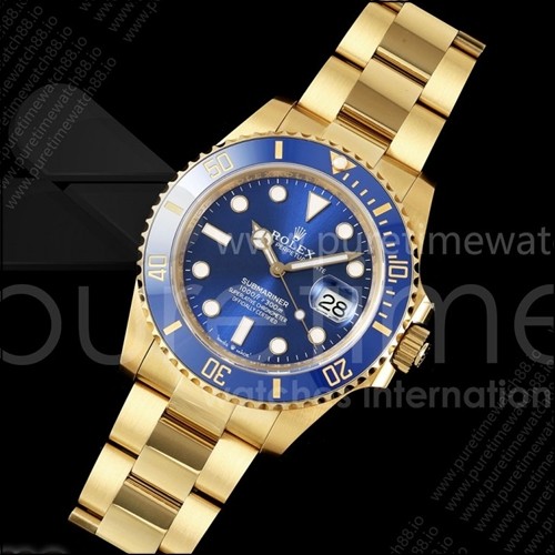 로렉스 서브마리너 41mm 옐로우골드 126618 LB 블루 세라믹 WF 1:1 베스트 에디션 JH3235