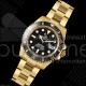 로렉스 서브마리너 41mm 옐로우골드 126618 LN 블랙 세라믹 WF 1:1 베스트 에디션 JH3235