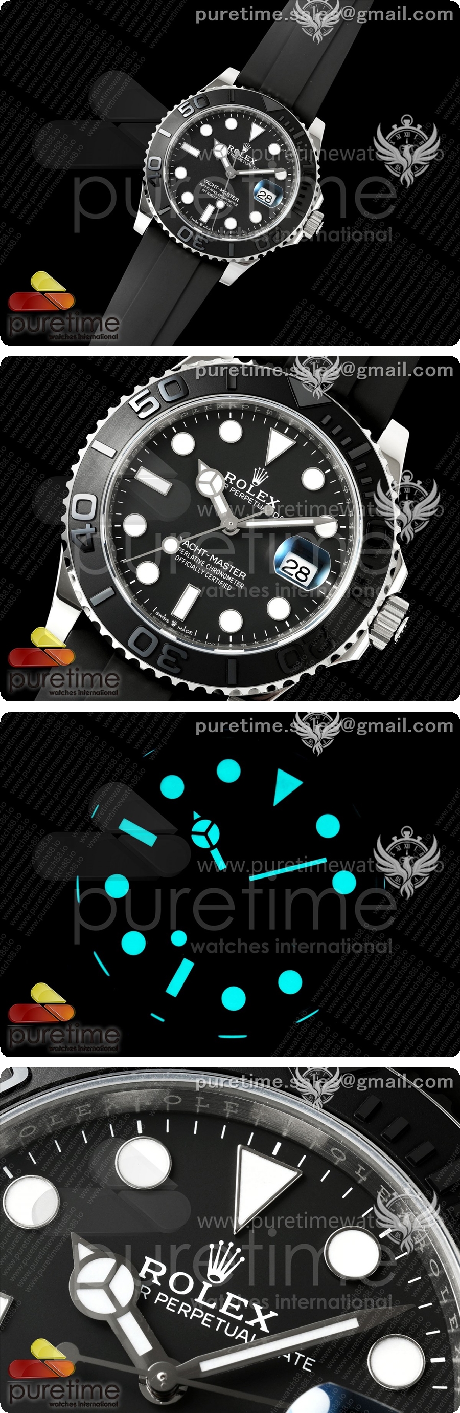 로렉스 요트마스터 42mm 226659 SS WF 1:1 베스트 에디션 3D 블랙 세라믹 베젤, 오이스터플렉스 스트랩 JH3235 상세이미지 2