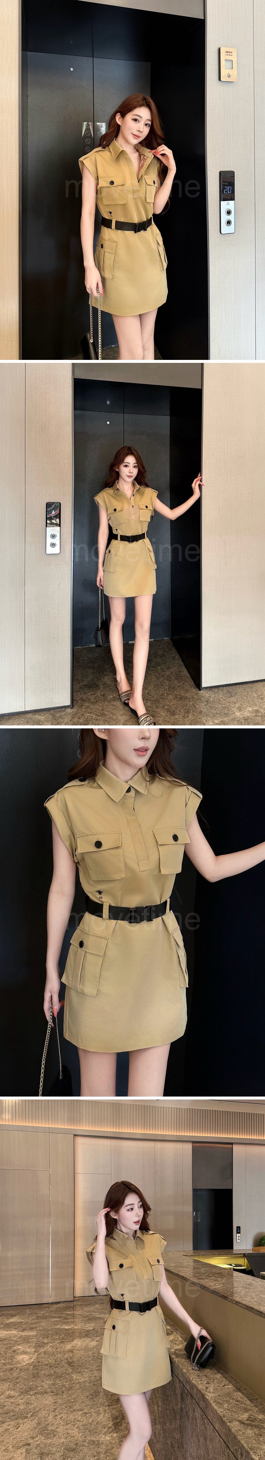 디올 여성 벨티드 슬리브리스 원피스 26SS 상세이미지 2