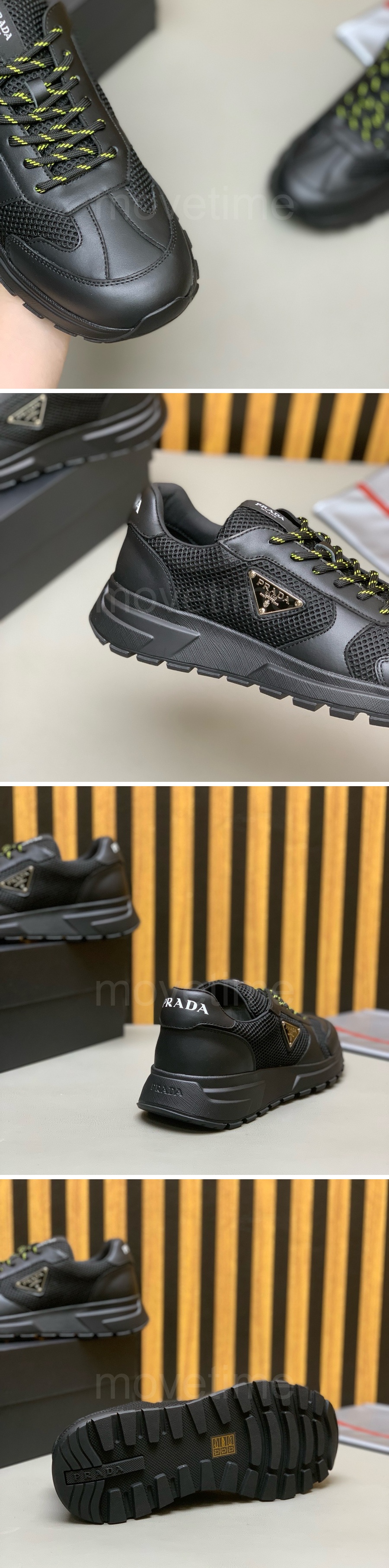 프라다 삼각로고 레더 가죽 스니커즈 운동화 26SS 상세이미지 3