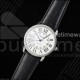 까르띠에 론드 솔로 42mm 스테인리스 스틸 AF 1:1 베스트 에디션 화이트 다이얼 블랙 가죽 스트랩 미요타 9015