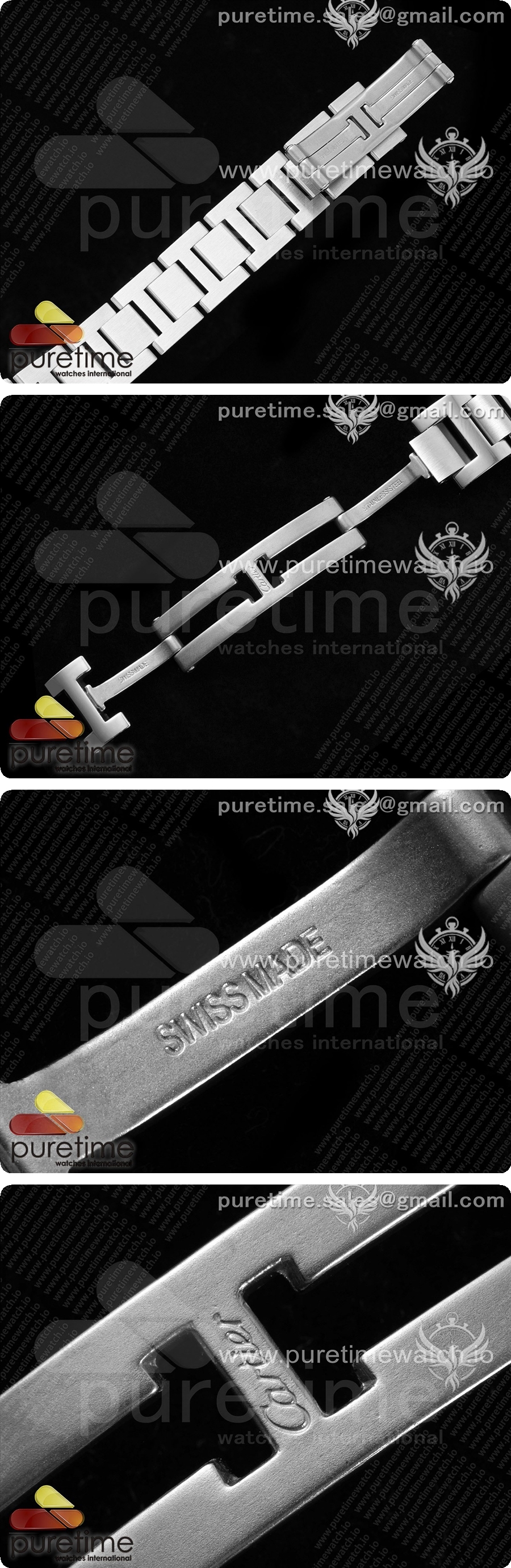 까르띠에 발롱 블루 33mm AF 1:1 베스트 에디션 실버 다이얼 다이아몬드 베젤 스테인리스 스틸 브레이슬릿 론다 쿼츠 시계 상세이미지 9