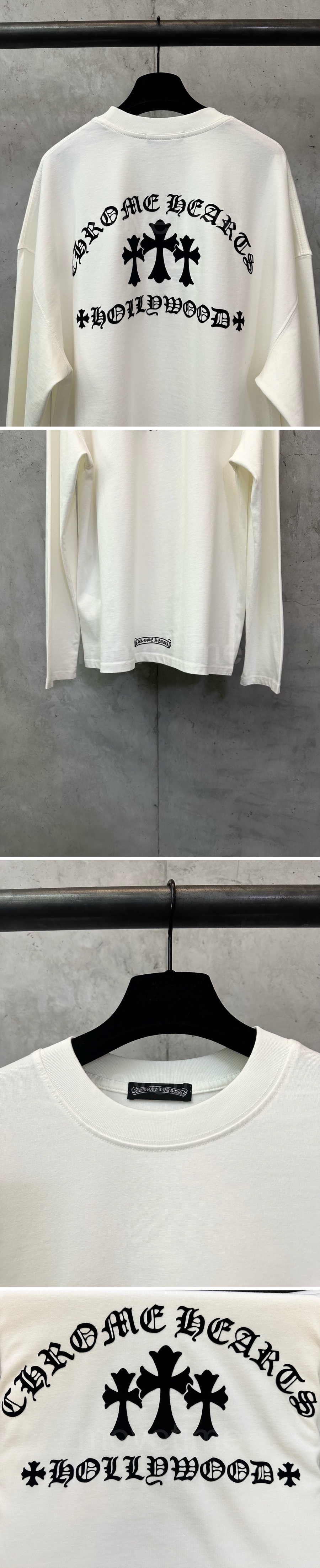 크롬하츠 남성용 긴팔티 320g, 26ss 상세이미지 3