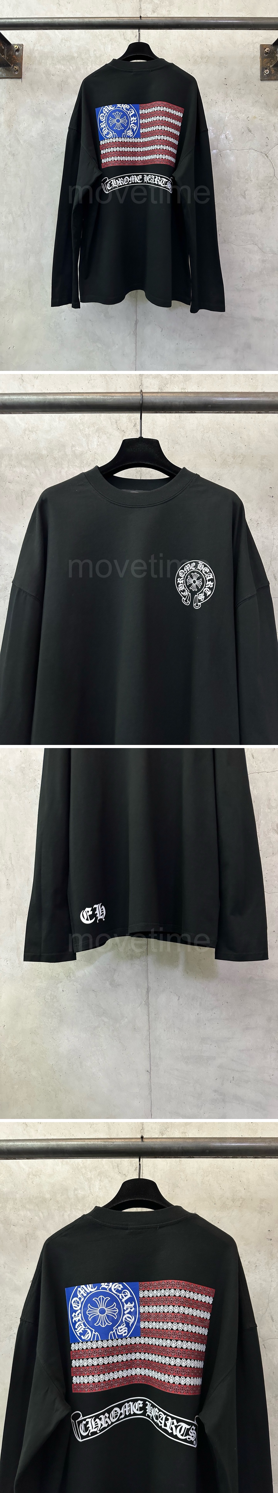크롬하츠 남성용 긴팔티 320g, 26ss 상세이미지 7