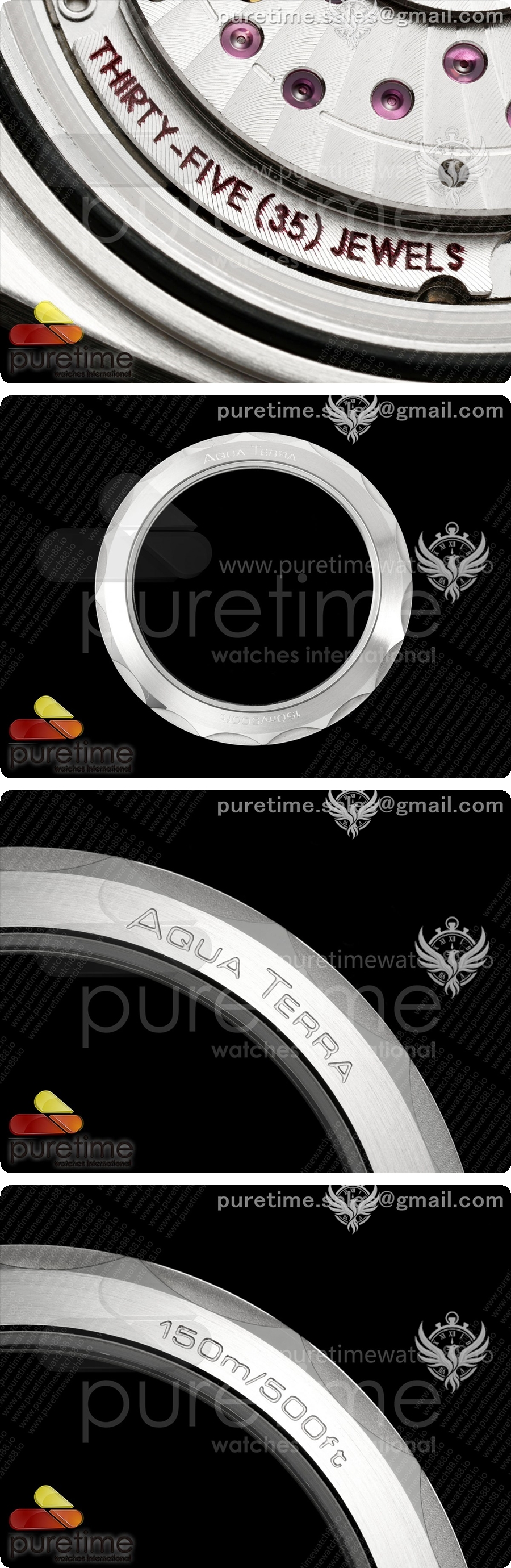 오메가 아쿠아테라 쉐이드 여자 34mm SS VRSF 실버 다이아몬드 다이얼 상세이미지 7