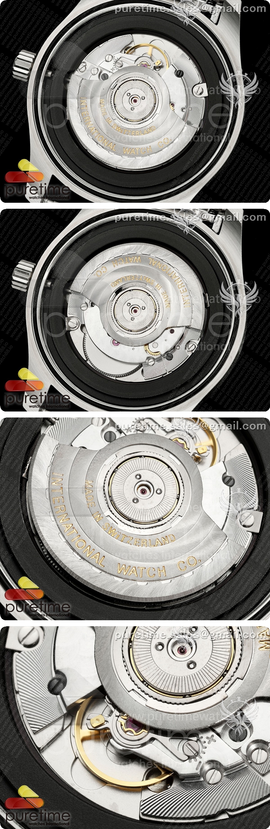 IWC Mark XX MZF 1:1 블랙 다이얼 SS 브레이슬릿 A2892 상세이미지 6